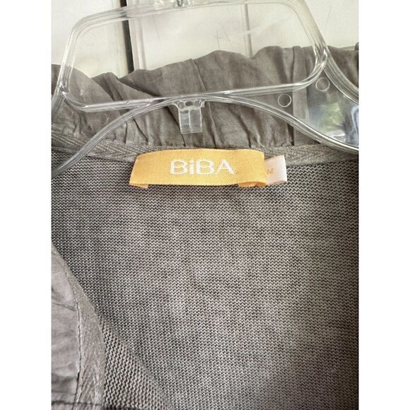 Biba Womens Medium Olive‎ Green Cotton Zip Casual Jacket - Picture 5 of 11